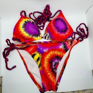 Swimsuit set| Size S | Orange